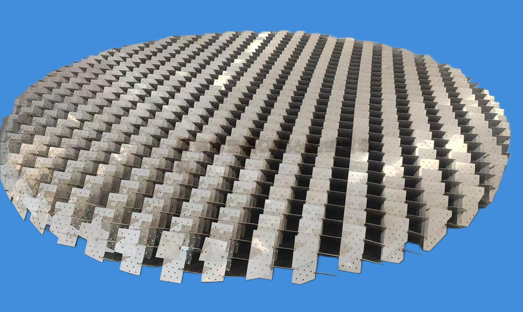 蜂窝格栅填料Honeycomb structured packing